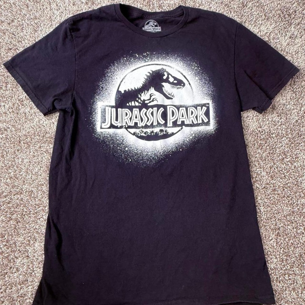 Black Jurassic Park Tee